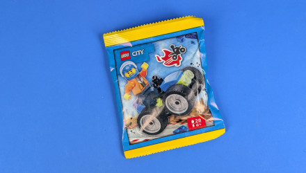 Конструктор Lego Фігурка Stuntman with Stunt Quad Paper Bag City L0002226 Новий - Retromagaz, image 1