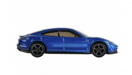 Машинка Базовая Hot Wheels Porsche Porsche Taycan Turbo S EV 1:64 JJL01 Blue - Retromagaz, image 3