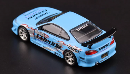 Машинка Premium Tarmac Works VERTEX Nissan Silvia S15 GReddy - Mijo Special 1:64 T64G-023-GDY Blue - Retromagaz, image 5