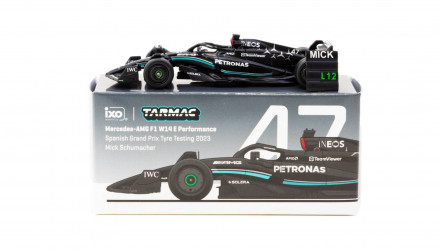 Машинка Premium Tarmac Works Mercedes-AMG F1 W14 E Performance Spanish Grand Prix 1:64 T64G-F064-MS1 Black - Retromagaz, image 3