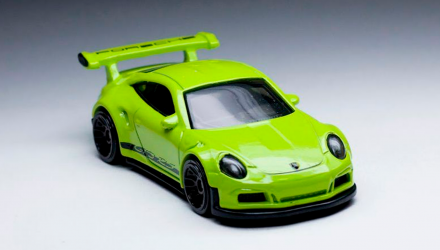 Машинка Базовая Hot Wheels Porsche 911 GT3 RS Nightburnerz 1:64 DTY80 Green - Retromagaz, image 5