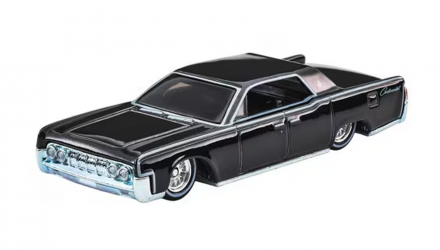Машинка Premium Hot Wheels The Matrix '64 Lincoln Continental Pop Culture 1:64 JHW89 Black - Retromagaz, image 1