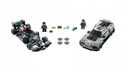 Конструктор Lego Mercedes-AMG F1 W12 E Performance & Mercedes-AMG Project One Speed Champions 76909 Новий - Retromagaz, image 7