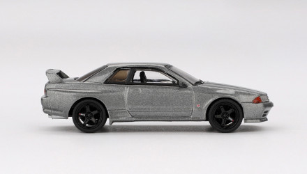 Машинка Premium MINI GT Nissan Skyline GT-R (NISMO BNR32 CRS Version) 1:64 MGT01024 Grey - Retromagaz, image 4