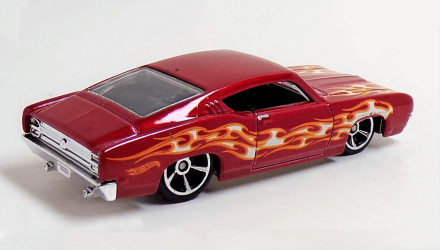 Машинка Базова Hot Wheels '69 Ford Torino Talladega Flames 1:64 FYC39 Red - Retromagaz, image 3