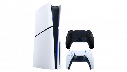 Набор Консоль Sony PlayStation 5 Slim Blu-ray 1TB White Новый  + Геймпад Беспроводной DualSense Midnight Black - Retromagaz, image 1