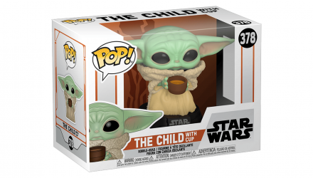Фигурка FUNKO POP! The Child with Cup Grogu The Mandalorian Малыш Йода Грогу Мандалорец 83mm 49933 - Retromagaz, image 1