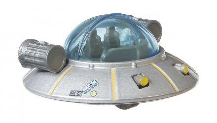 Машинка Premium Hot Wheels Rick and Morty Rick's Ship Pop Culture 1:64 JHW95 Grey - Retromagaz, image 4