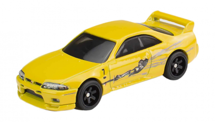 Машинка Premium Hot Wheels Nissan Skyline GT-R (BCNR33) Fast & Furious 1:64 HCP26 Yellow - Retromagaz, image 4