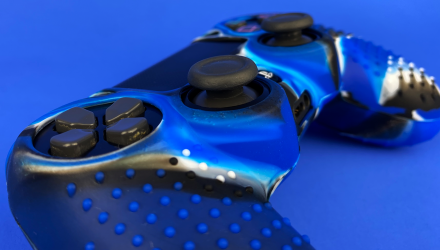 Чохол Силіконовий RMC PlayStation 4 Blue Camouflage Новий - Retromagaz, image 5