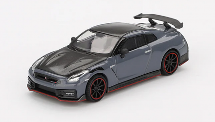 Машинка Premium MINI GT Nissan GT-R Nismo 2024 1:64 MGT00868-CH Grey - Retromagaz, image 2