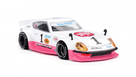 Машинка Premium Kaido House x MiNI GT Nissan Fairlady Z TAMIYA x KAIDO HOUSE "The FROG" V1 1:64 KHMG263 White - Retromagaz, image 1