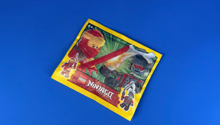 Конструктор Lego Фигурка Kai vs. Bone Paper Bag Ninjago 112324 Новый - Retromagaz, image 2