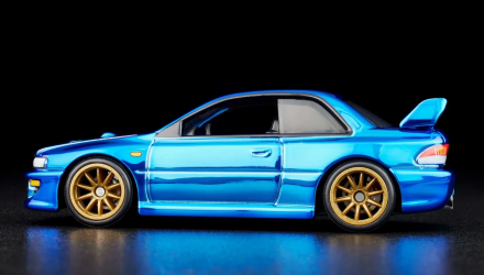 Машинка Premium Hot Wheels 1998 Subaru Impreza 22B STi-Version Red Line Club RLC 1:64 JCP09 Blue - Retromagaz, image 4