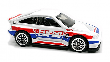 Машинка Базова Hot Wheels 1985 Honda CR-X Speed Graphics 1:64 GRY46 White - Retromagaz, image 2