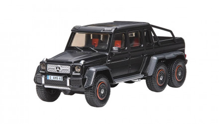 Машинка Premium Hot Wheels Mercedes-Benz G 63 AMG 6×6 Elite 64 1:64 JCP45 Black - Retromagaz, image 1