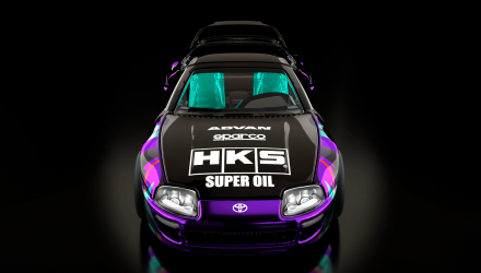 Машинка Premium Hot Wheels 1997 Toyota Supra HKS Red Line Club RLC 1:64 JCP18 Black - Retromagaz, image 4