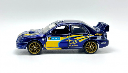 Машинка Базовая Hot Wheels Subaru Impreza WRX Super Treasure Hunt STH HW J-Imports 1:64 JJM23 Blue - Retromagaz, image 3