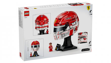 Конструктор Lego Шолом Шарля Леклера з команди Scuderia Ferrari HP Editions Sports 43014 Новий - Retromagaz, image 6