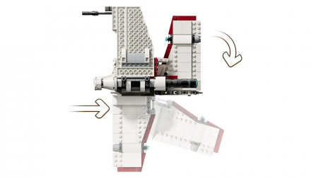 Конструктор Lego Зоряний Винищувач V-19 Потік Star Wars 75432 Без Фігурок Новий - Retromagaz, image 4