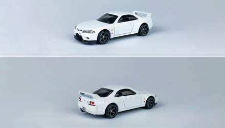 Машинка Premium 4шт Hot Wheels Nissan Skyline GT-R (BNR32) / (BCNR33) / (BNR34) / Retro Rig Diorama 1:64 GRN86 White - Retromagaz, image 3