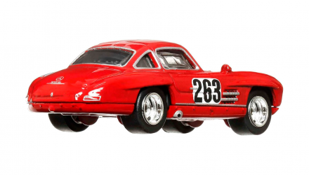 Машинка Premium Hot Wheels Mercedes-Benz 300 SL Jay Leno's Garage 1:64 HCK07 Red - Retromagaz, image 3