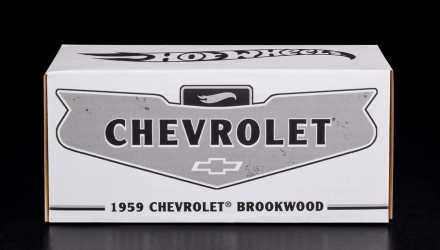 Машинка Premium Hot Wheels 1959 Chevrolet Brookwood Red Line Club RLC 1:64 JCP19 Blue - Retromagaz, image 9