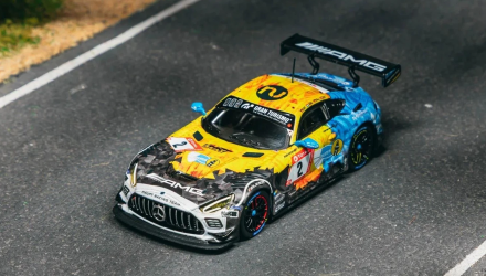 Машинка Premium Tarmac Works Mercedes-AMG GT3 Nürburgring 24h 2020 #02 1:64 T64-062-20NUR02 Blue - Retromagaz, image 4