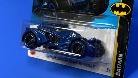 Машинка Базова Hot Wheels Batman: Arkham Knight Batmobile Batman 1:64 HTD85 Blue - Retromagaz, image 2