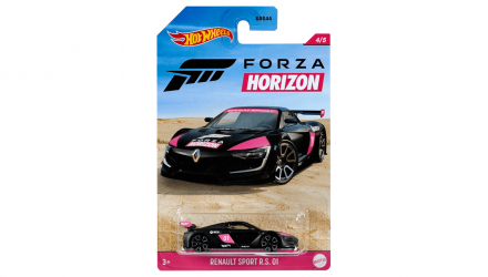 Тематична Машинка Hot Wheels Renault Sport R.S. 01 Forza Horizon 1:64 GRP36 Black - Retromagaz, image 1