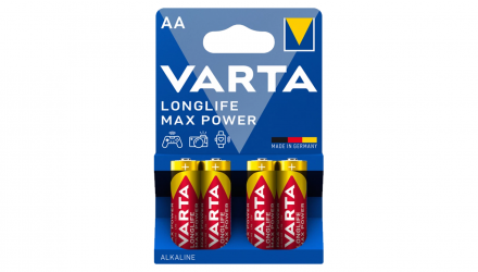 Батарейка Varta AA 4шт Bat Alkaline Max Tech - Retromagaz, image 1