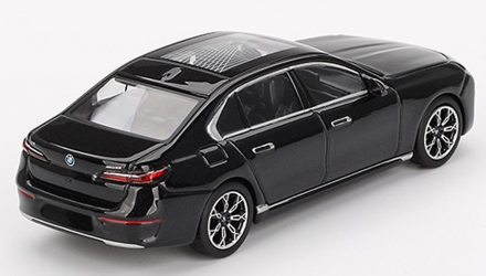 Машинка Premium MINI GT BMW i7 eDrive50 1:64 MGT00802-CH Black - Retromagaz, image 3