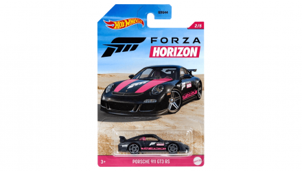 Тематична Машинка Hot Wheels Porsche 911 GT3 RS Forza Horizon 1:64 GRP34 Black - Retromagaz, image 1