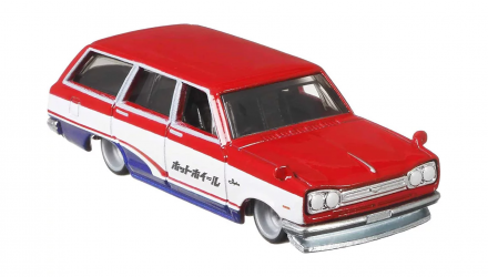 Машинка Premium Hot Wheels '69 Nissan Skyline Van Fast Wagons 1:64 GRJ68 Red - Retromagaz, image 3