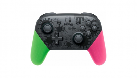 Геймпад Бездротовий Nintendo Switch Pro Controller Splatoon 2 Limited Edition Black Новий - Retromagaz, image 1