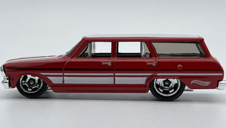 Машинка Базовая Hot Wheels '64 Chevy Nova Wagon Wagons 1:64 HKH70 Red - Retromagaz, image 4