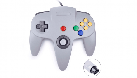 Набір Консоль Nintendo N64 FAT Europe Charcoal Grey Б/У + Геймпад Дротовий RMC Grey 1.7m Новий 2 шт - Retromagaz, image 6