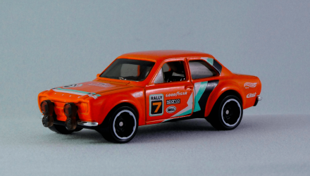 Машинка Базовая Hot Wheels '70 Ford Escort RS1600 Baja Blazers 1:64 GHB86 Orange - Retromagaz, image 2