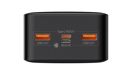 Портативний Акумулятор Power Bank Baseus Bipow Digital Display Black 30000 mAh 20 W - Retromagaz, image 4