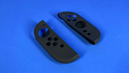 Набор RMC Switch 2 Аксессуары Защитное Стекло + Накладки на Стики + Три Чехла: Твердый, Силиконовый и Для Joy-Con Black Новый - Retromagaz, image 5