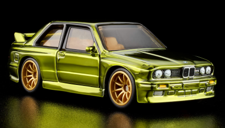 Машинка Premium Hot Wheels 1991 BMW M3 Red Line Club RLC 1:64 JJY68 Green - Retromagaz, image 1