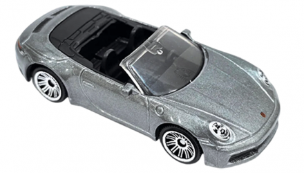 Машинка Велике Місто Matchbox Porsche 911 Carrera Cabriolet Highway 1:64 JBR63 Grey - Retromagaz, image 1