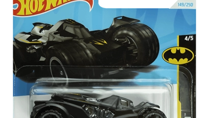 Машинка Базова Hot Wheels Batman: Arkham Knight Batmobile Batman 1:64 HTB22 Black - Retromagaz, image 1