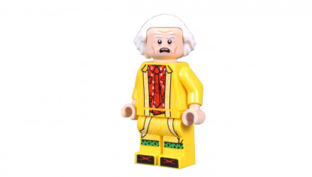 Фігурка Lego Back to the Future Doc Brown Long Hair Yellow Coat Films btf002 10300 Б/У - Retromagaz, image 2