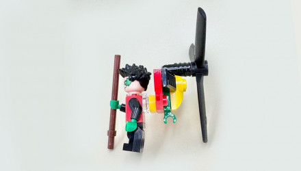 Конструктор Lego Фігурка Robin Paper Bag Super Heroes 212221 sh0822 Новий - Retromagaz, image 2