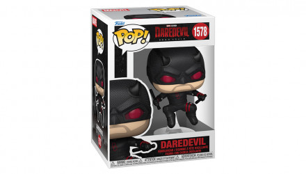 Фігурка FUNKO POP! Шибайголова Daredevil Black Suit Супергерої 107mm 91849 - Retromagaz, image 1