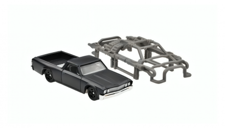 Тематическая Машинка Hot Wheels `67 El Camino Decades of Fast & Furious 1:64 HNR88/HRW41 Black - Retromagaz, image 5