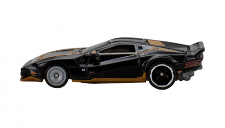 Машинка Premium Hot Wheels Cyberpunk 2077 Quadra Turbo-R V-Tech Pop Culture 1:64 JBL57 Black - Retromagaz, image 3