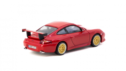 Машинка Premium Tarmac Works Porsche Porsche 911 GT3 (type 996) GLOBAL64 1:64 T64G-069-RE Red - Retromagaz, image 3