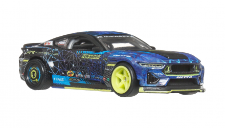 Машинка Premium Hot Wheels 2024 Ford Mustang RTR Spec 5-FD Circuit Legends 1:64 JBK48 Blue - Retromagaz, image 5